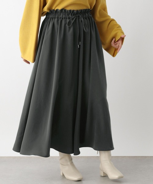 LEPSIM（レプシィム）の「選べる丈ウエストフリルスカーチョ　133642（その他パンツ・レディース・チャコールグレー/ブラック/グレイッシュベージュ・FREE/TALL）」の15枚目の写真