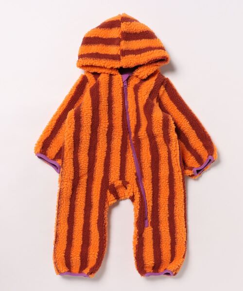 HOGAN RANCH WEAR（ホーガンランチウエア）の「ソウガラジャガードボアジャンプスーツ/baby(FREE)（その他ベビーウェア・キッズ・レッド/オレンジ/オフホワイト/ライトブルー・FREE）」の4枚目の写真