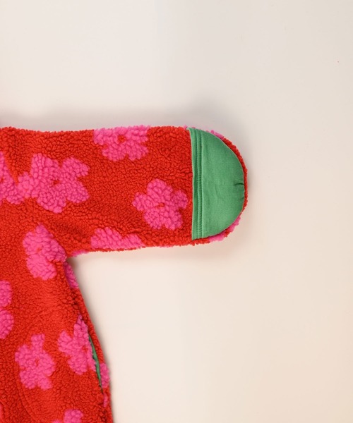 HOGAN RANCH WEAR（ホーガンランチウエア）の「ソウガラジャガードボアジャンプスーツ/baby(FREE)（その他ベビーウェア・キッズ・レッド/オレンジ/オフホワイト/ライトブルー・FREE）」の11枚目の写真