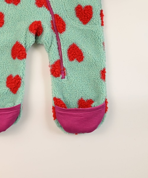 HOGAN RANCH WEAR（ホーガンランチウエア）の「ソウガラジャガードボアジャンプスーツ/baby(FREE)（その他ベビーウェア・キッズ・レッド/オレンジ/オフホワイト/ライトブルー・FREE）」の7枚目の写真