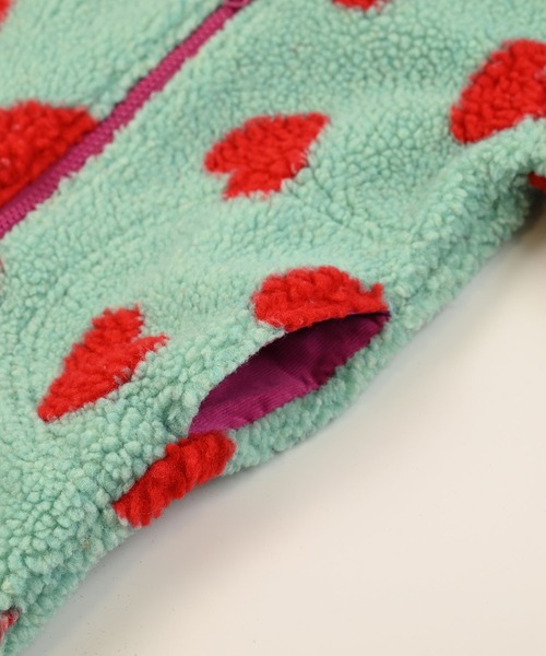 HOGAN RANCH WEAR（ホーガンランチウエア）の「ソウガラジャガードボアジャンプスーツ/baby(FREE)（その他ベビーウェア・キッズ・レッド/オレンジ/オフホワイト/ライトブルー・FREE）」の6枚目の写真