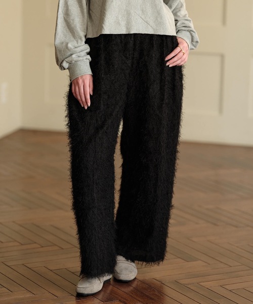 Mia   (ミア)の「フリンジタックパンツ(その他パンツ・レディース・ブラック・FREE)」の2枚目の写真