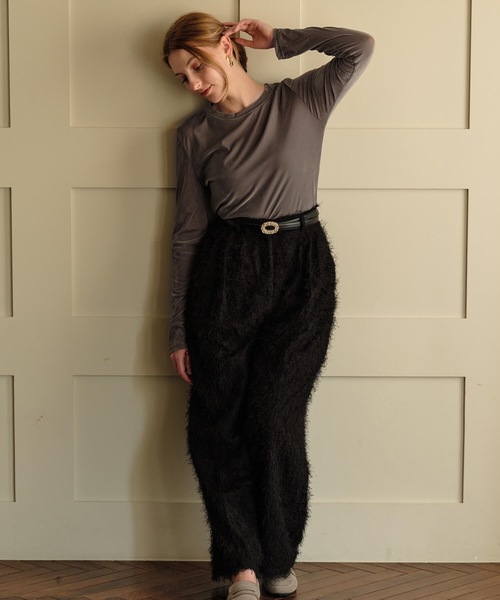 Mia   (ミア)の「フリンジタックパンツ(その他パンツ・レディース・ブラック・FREE)」の10枚目の写真