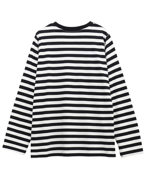 PUNYUS（プニュズ）の「ワンポイント刺繍ボーダーロンＴ（Tシャツ/カットソー・レディース・その他1・1/2/4/3）」の8枚目の写真