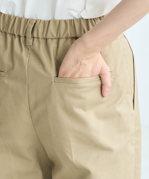 ROPE' PICNIC（ロペピクニック）の「ロールアップパンツ（チノパンツ・レディース・ブラック/ベージュ・38/36）」の6枚目の写真