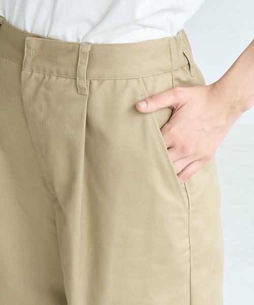 ROPE' PICNIC（ロペピクニック）の「ロールアップパンツ（チノパンツ・レディース・ブラック/ベージュ・38/36）」の9枚目の写真