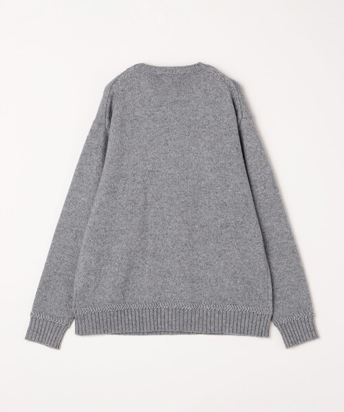 SHIPS any（シップス エニィ）の「SHIPS any:〈手洗い可能〉ラム ライク クルーネック カラー ニット 24AW◇（ニット/セーター・メンズ・グレー/イエロー/レッド/グリーン/ブルー/ナチュラル・SMALL/LARGE/MEDIUM）」の14枚目の写真