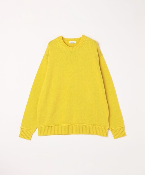 SHIPS any（シップス エニィ）の「SHIPS any:〈手洗い可能〉ラム ライク クルーネック カラー ニット 24AW◇（ニット/セーター・メンズ・グレー/イエロー/レッド/グリーン/ブルー/ナチュラル・SMALL/LARGE/MEDIUM）」の20枚目の写真