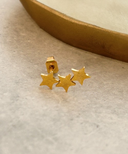 ciite' surgical stainless(シーテサージカルステンレス)の「【 金属アレルギー対応 】 シャイニースターピアス サージカルステンレス(ピアス(両耳用)・レディース・シルバー/ゴールド・FREE)」の8枚目の写真