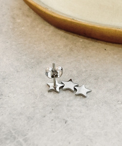 ciite' surgical stainless(シーテサージカルステンレス)の「【 金属アレルギー対応 】 シャイニースターピアス サージカルステンレス(ピアス(両耳用)・レディース・シルバー/ゴールド・FREE)」の9枚目の写真