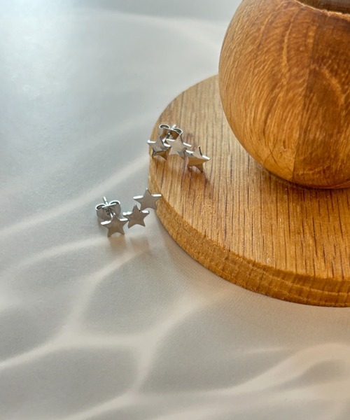 ciite' surgical stainless(シーテサージカルステンレス)の「【 金属アレルギー対応 】 シャイニースターピアス サージカルステンレス(ピアス(両耳用)・レディース・シルバー/ゴールド・FREE)」の11枚目の写真