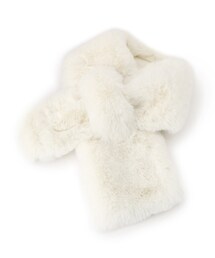 grove | フェイクファー差し込みティペット【リサイクルポリエステル100％使用】(ストール/ショール)