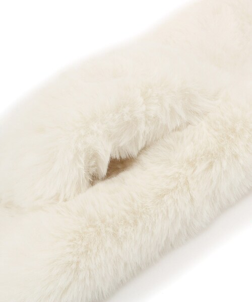 57481 ティペット Amazon | [ロペピクニック] ティペット ブローチ付きフェイクファー