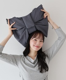 リボンパテッドバッグ