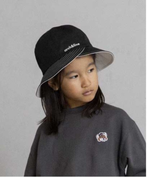 ARCH & LINE(アーチアンドライン)の「OG TRIO HAT SOLID(ハット・キッズ・ブラック/ベージュ/ピンク/グレー・48/54/57)」の5枚目の写真