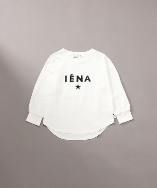 【BASIC】エンブロイダリーエトワールロゴ長袖Tシャツ kids(90cm-140cm)（Tシャツ/カットソー）｜IENA ENFANT（イエナアンファン）