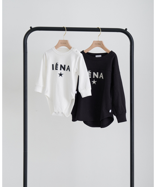 【BASIC】エンブロイダリーエトワールロゴ長袖Tシャツ kids(90cm-140cm)（Tシャツ/カットソー）｜IENA ENFANT（イエナアンファン）