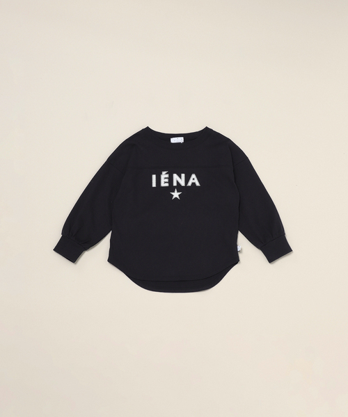 【BASIC】エンブロイダリーエトワールロゴ長袖Tシャツ kids(90cm-140cm)（Tシャツ/カットソー）｜IENA ENFANT（イエナアンファン）