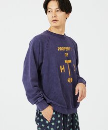 HANTEX | HANTEX / ハンテックス 別注 スーベニア プリント ラグラン スウェット(スウェット)