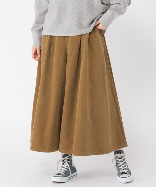 studio CLIP（スタディオクリップ）の「サーキュラースカーチョ[プチ・プラスサイズあり]（その他パンツ・レディース・その他1/ベージュ/その他3/カーキ・PF/FREE/ﾌﾘｰ(L)）」の2枚目の写真