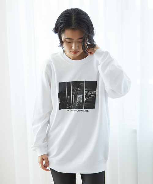 Rouge vif(ルージュヴィフ)の「【LE TRIO ABAHOUSE】DONOT DISTURB スウェット/ユニセックス(スウェット・レディース・グレー/ホワイト・フリー)」の5枚目の写真