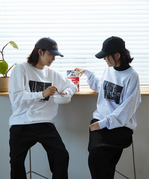 Rouge vif(ルージュヴィフ)の「【LE TRIO ABAHOUSE】DONOT DISTURB スウェット/ユニセックス(スウェット・レディース・グレー/ホワイト・フリー)」の13枚目の写真