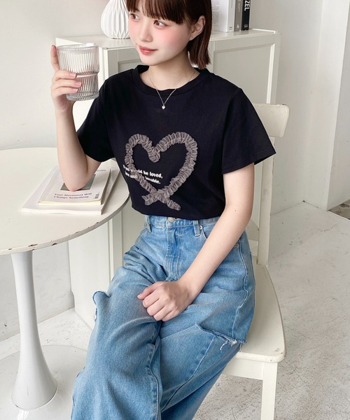 PASSION DESIRE(パッションデザイア) サイズ:2 CORD EMBROIDERED T  