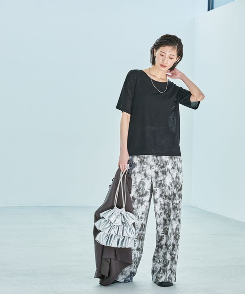 LAKOLE（ラコレ）の「ソフトエナメルラッフル2WAYショルダーバッグ / 252672（ショルダーバッグ・レディース・ブラック/シルバー・FREE）」の16枚目の写真