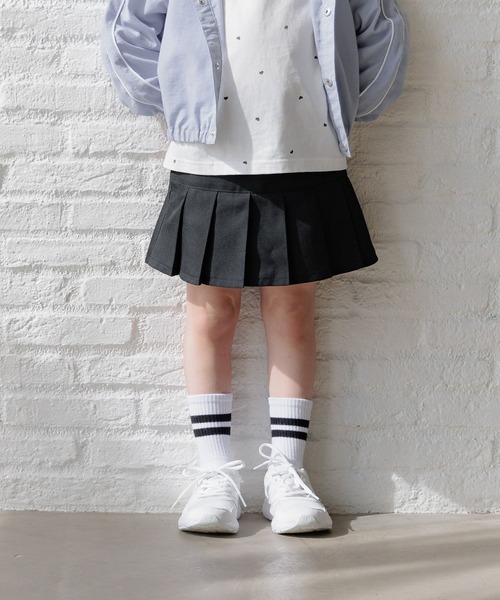 GLOBAL WORK(グローバルワーク)の「CHEER ONプリーツスカート/T/248677(スカート・キッズ・グレー/ブラック/サックスブルー・100cm/110cm/120cm)」の20枚目の写真