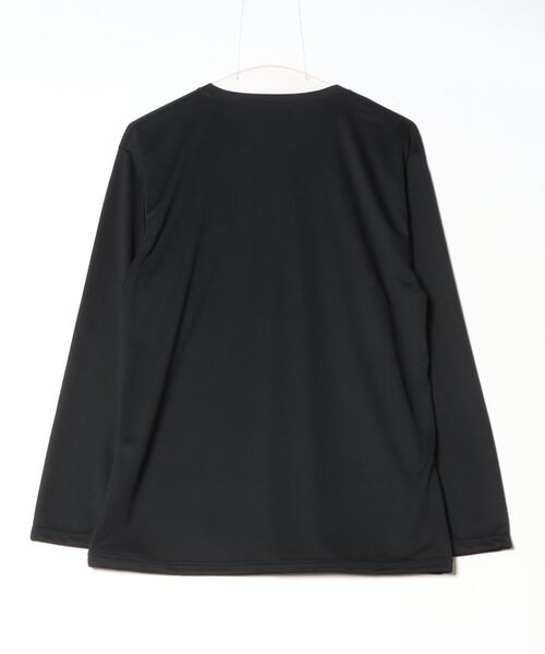 GUNZE（グンゼ）の「umbro アンブロ DRY&MESH メンズ ロンT（Tシャツ/カットソー・メンズ・ブラック・LARGE/MEDIUM）」の4枚目の写真