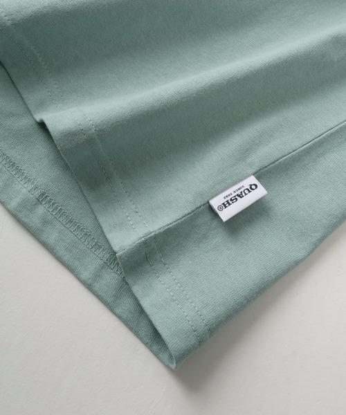 make a ray!(メイク ア レイ!)の「ヒゲキャラクター ワンポイント サガラ刺繍デザイン ビッグシルエット ロングスリーブTシャツ/ロンT(Tシャツ/カットソー・メンズ・ネイビー/イエロー/ホワイト/ホワイト系その他/グリーン/ホワイト系その他3/ホワイト系その他2/ブラック・M/L)」の12枚目の写真
