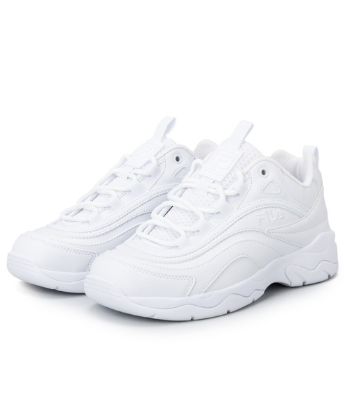FILA（フィラ）の「FILA PROMENADE（スニーカー・レディース・ホワイト/ブラック・24.5cm/23.5cm/22.0cm/25.0cm/23.0cm/28.0cm/27.5cm/22.5cm/24.0cm/25.5cm/26.0cm/27.0cm/26.5cm）」の2枚目の写真