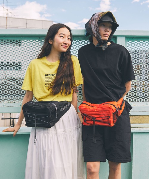 Unblend(アンブレンド)の「【Unblend】2WAY ナイロンウエストポーチ / ワンショルダーボディーバッグ(ボディバッグ/ウエストポーチ・レディース・オレンジ系/ブラック系/グレー系/ネイビー系・FREE)」の19枚目の写真