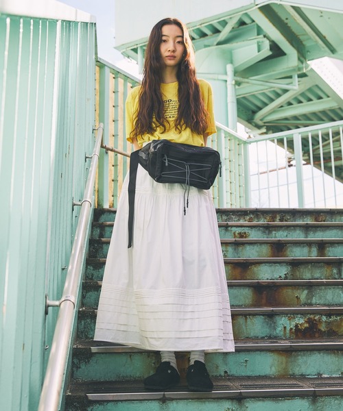 Unblend(アンブレンド)の「【Unblend】2WAY ナイロンウエストポーチ / ワンショルダーボディーバッグ(ボディバッグ/ウエストポーチ・レディース・オレンジ系/ブラック系/グレー系/ネイビー系・FREE)」の11枚目の写真