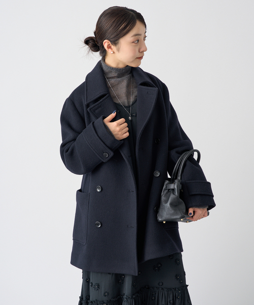 IENA（イエナ）の「ジーロンラムPコート（ピーコート）」 - WEAR