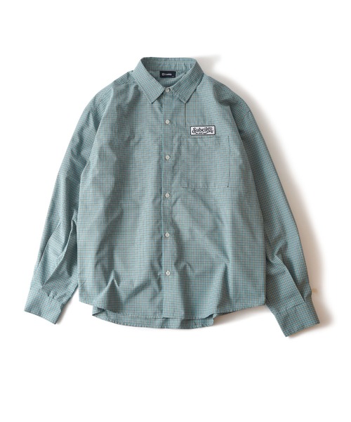 Subciety(サブサエティ)の「Check shirt(シャツ/ブラウス・メンズ・ブルー/ブラック/イエロー・LARGE/MEDIUM/SMALL/X-LARGE)」の6枚目の写真