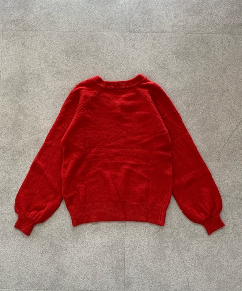 Teem Store(チームストア)の「【新色追加】Vネックニットシンプル無地トップス【新仕様】【サイズ改良】(ニット/セーター・レディース・ピンク/レッド/アイボリー/ブラック/グレー・F)」の20枚目の写真
