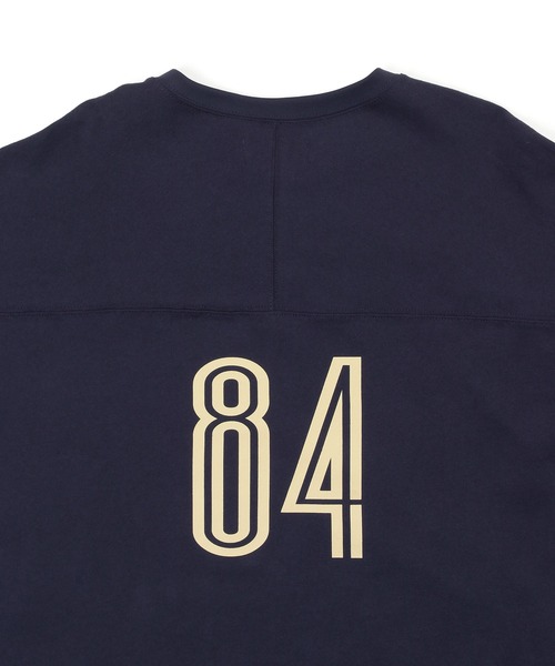 The DUFFER of ST.GEORGE(ザダファーオブセントジョージ)の「CLASSIC FOOTBALL L/SL HENLY TEE:ヘンリーネック クラシック フットボール ロンTEE(Tシャツ/カットソー・メンズ・ホワイト/グレー/ネイビー・SMALL/X-LARGE/LARGE/MEDIUM)」の18枚目の写真