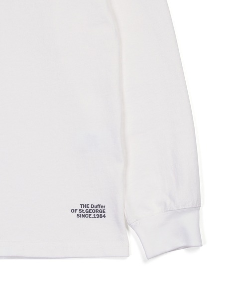 The DUFFER of ST.GEORGE(ザダファーオブセントジョージ)の「CLASSIC FOOTBALL L/SL HENLY TEE:ヘンリーネック クラシック フットボール ロンTEE(Tシャツ/カットソー・メンズ・ホワイト/グレー/ネイビー・SMALL/X-LARGE/LARGE/MEDIUM)」の15枚目の写真