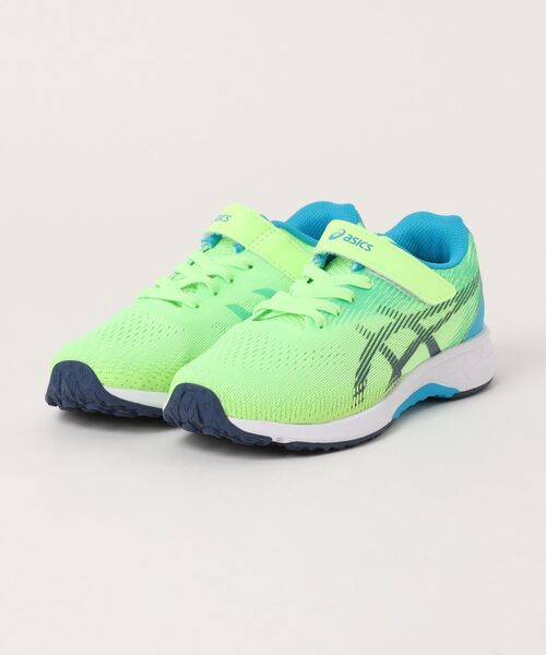 LAZERBEAM（レーザービーム）の「《LAZERBEAM》1154A195（スニーカー・キッズ・ブルー/ブラック/ホワイト×ゴールド/ライトグリーン・19.5cm/22.0cm/21.5cm/20.5cm/21.0cm/25.0cm/24.0cm/23.0cm/20.0cm/19.0cm/24.5cm/23.5cm/22.5cm）」の4枚目の写真