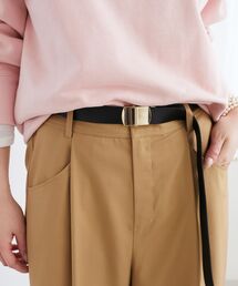 le.coeur blanc | レザーバックルベルト(ベルト)