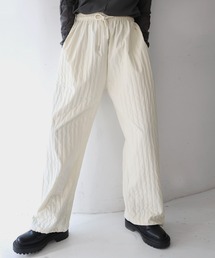 ナイロン　ストライプトラックパンツ