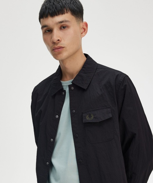 美品✨　フレッドペリー　ブルゾン　ジャケット　チェック　ブラック Taped Track Jacket(10 102：BLACK): | FRED PERRY JAPAN
