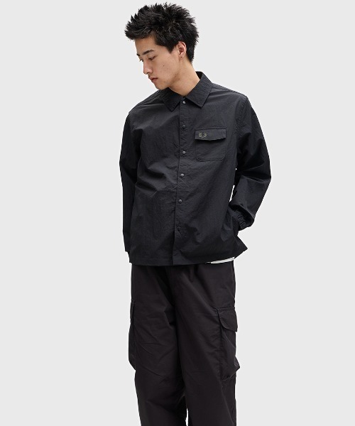 セール】Snap Detail Shell Jacket／ドットボタンシェル