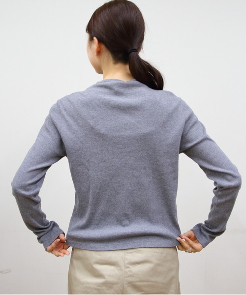 カーディガン ORCIVAL/オーシバル　モックネックカーディガン　MOCK NECK CARDIGAN　OR-C0424 CMR レディース セール】ORCIVAL/オーシバル モックネックカーディガン MOCK