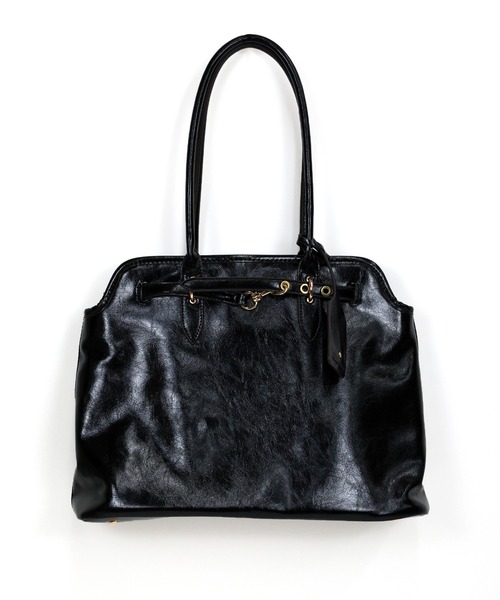 BLUEEAST（ブルーイースト）の「ゴールドベルトトートバッグ（トートバッグ・レディース・ブラック/ブラウン・FREE）」の11枚目の写真