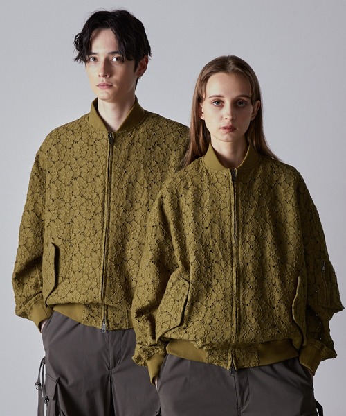 【CLEL】完売品　ヴィンテージ デザイン ショートMA-1ブルゾン CLEL】Vintage Design Short MA-1 Blouson/ヴィンテージ
