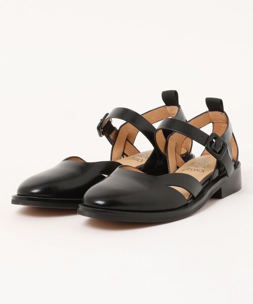 ARTESANOS（アルテサノス）の「【ARTESANOS】レザーシューズ GU12-500-19-FL（サンダル・レディース・ブラック・39/38/37/36）」の3枚目の写真