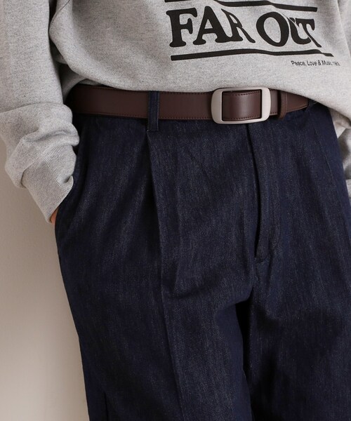 THE SHOP TK (ザ ショップ ティーケー )の「◆ホールレスストレッチベルト ON/OFF対応(ベルト・メンズ・ブラック/ダークブラウン/ネイビー・00)」の4枚目の写真