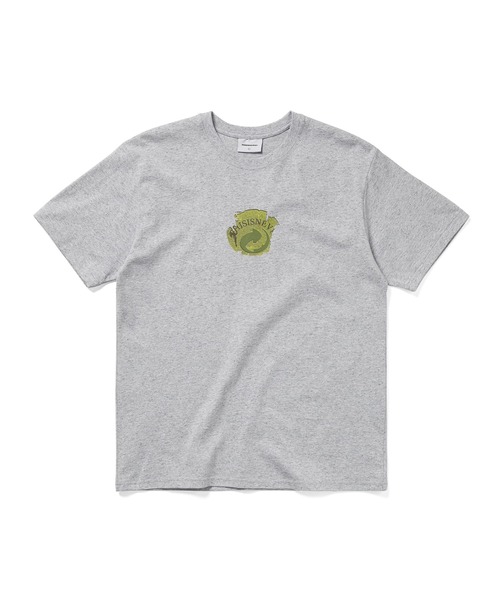thisisneverthat(ディスイズネバーザット)の「Circulation Tee(Tシャツ/カットソー・メンズ・ヘザーグレー/ダークグレー/ライム・XL/L/M/S)」の2枚目の写真